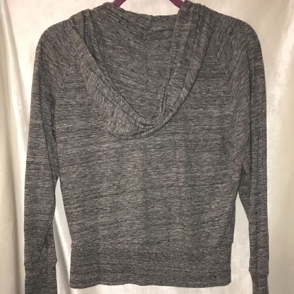 PINK Victoria's Secret Women's Gray Pink Heathered Full Zip Hoodies Size Small - Picture 6 of 7